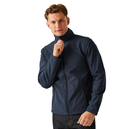 Navy-Seal Grey - Side - Regatta Professional Mens Octagon II Waterproof Softshell Jacket