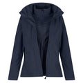 Navy - Front - Regatta Professional Womens-Ladies Kingsley 3-in-1 Waterproof Jacket