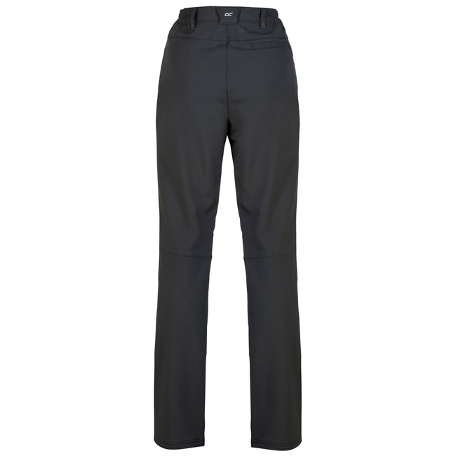Black - Lifestyle - Regatta Great Outdoors Womens-Ladies Fenton Softshell Walking Trousers