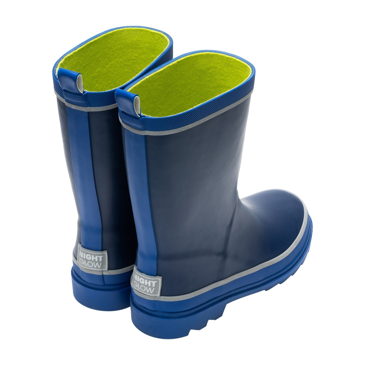Aviator Blue-Olympian Blue - Back - Regatta Great Outdoors Childrens-Kids Foxfire Wellington Boots