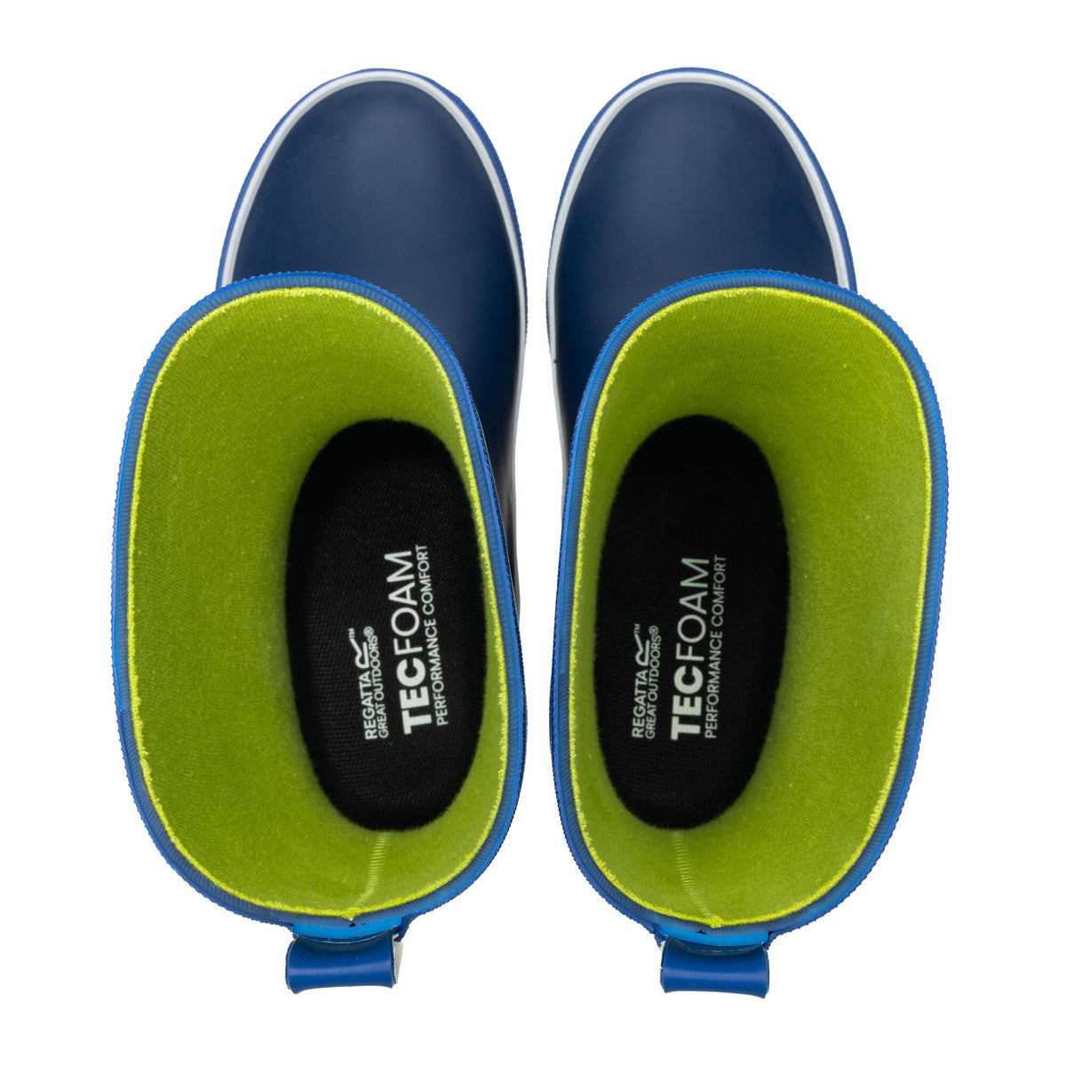 Aviator Blue-Olympian Blue - Lifestyle - Regatta Great Outdoors Childrens-Kids Foxfire Wellington Boots