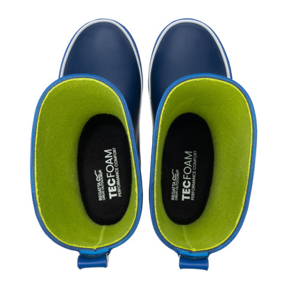 Aviator Blue-Olympian Blue - Lifestyle - Regatta Great Outdoors Childrens-Kids Foxfire Wellington Boots