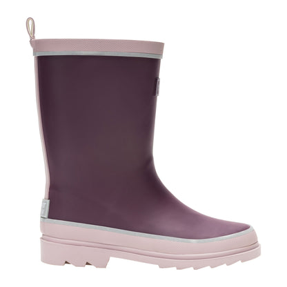 Fig-Powder Lilac - Front - Regatta Great Outdoors Childrens-Kids Foxfire Wellington Boots