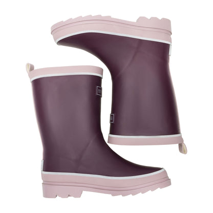 Fig-Powder Lilac - Close up - Regatta Great Outdoors Childrens-Kids Foxfire Wellington Boots