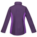 Dark Aubergine-Purple Sapphire - Back - Regatta Great Outdoors Womens-Ladies Daysha Waterproof Shell Jacket