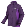 Dark Aubergine-Purple Sapphire - Side - Regatta Great Outdoors Womens-Ladies Daysha Waterproof Shell Jacket