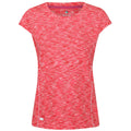 Neon Pink-White - Front - Regatta Great Outdoors Womens-Ladies Hyperdimension Short Sleeve T-Shirt