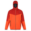 Magma Orange-Burnt Tikka Red - Front - Regatta Great Outdoors Mens Imber II Lightweight Waterproof Jacket