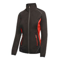 Black-Classic Red - Front - Regatta Activewear Womens-Ladies Sochi Softshell Jacket