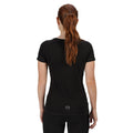 Black-Black - Side - Regatta Activewear Womens Beijing Short Sleeve T-Shirt