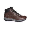 Peat - Front - Regatta Great Outdoors Mens Bainsford Waterproof Leather Hiking Boots