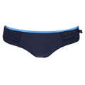 Navy-Sonic Blue - Front - Regatta Great Outdoors Womens-Ladies Aceana High Leg Bikini Briefs