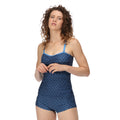 Navy Tile - Front - Regatta Great Outdoors Womens-Ladies Aceana Bikini Shorts