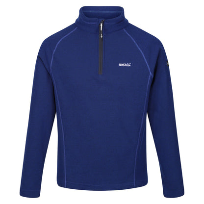 New Royal - Front - Regatta Great Outdoors Mens Kenger Half Zip Honeycomb Fleece