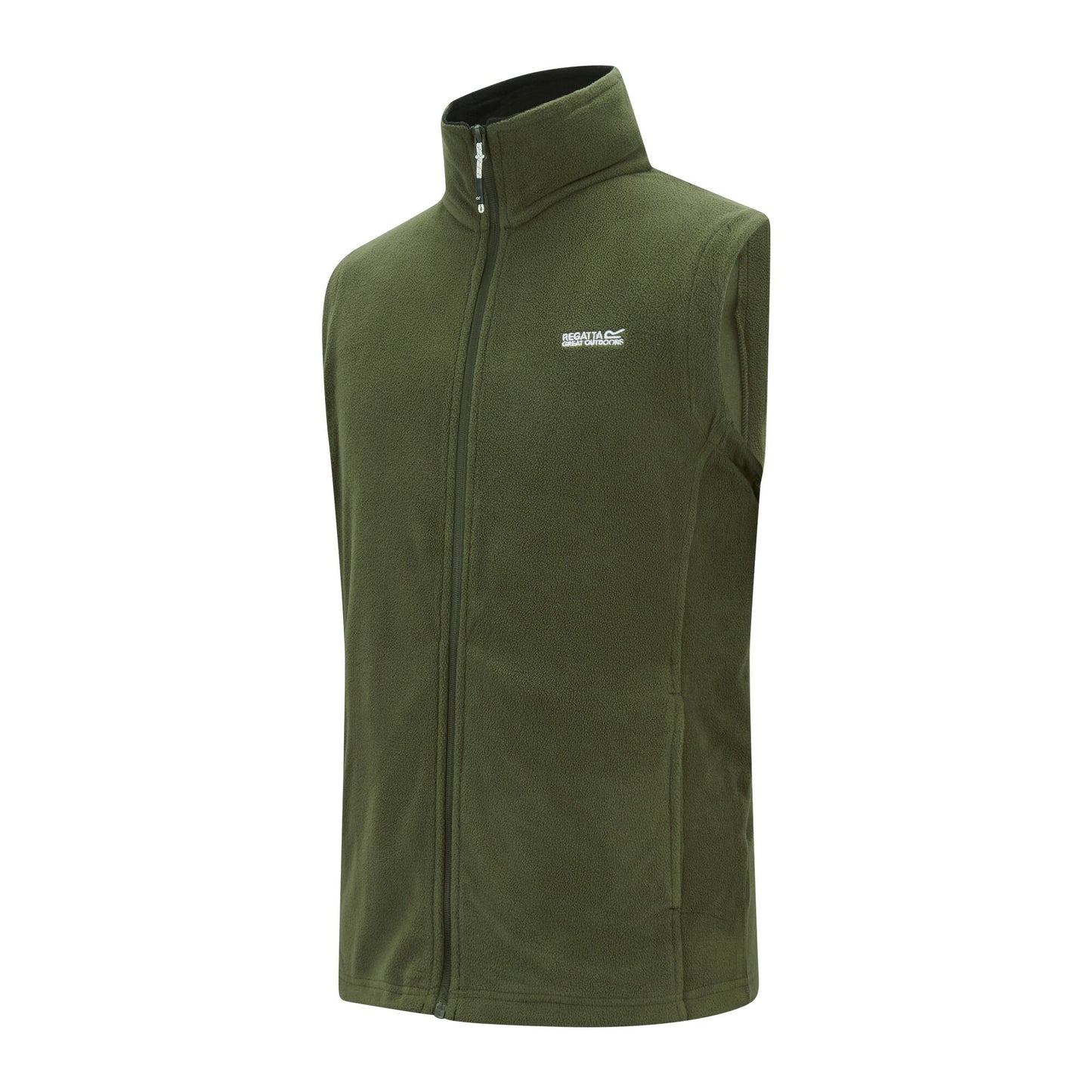 Dark Khaki - Side - Regatta Great Outdoors Mens Tobias Bodywarmer Gilet