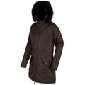 Dark Khaki - Front - Regatta Great Outdoors Womens-Ladies Lucetta Breathable Waterproof Insulated Parka Jacket