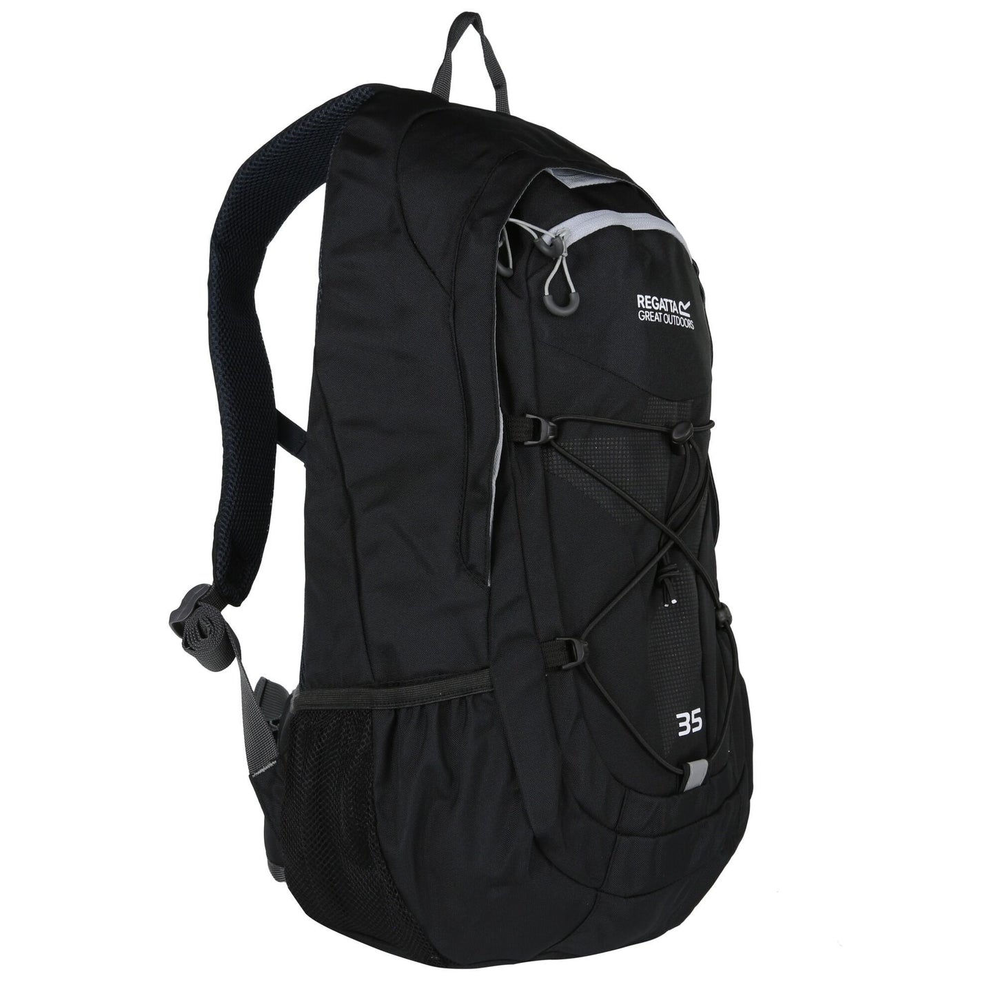 Black-Light Steel - Side - Regatta 35 Litre Atholl II Backpack