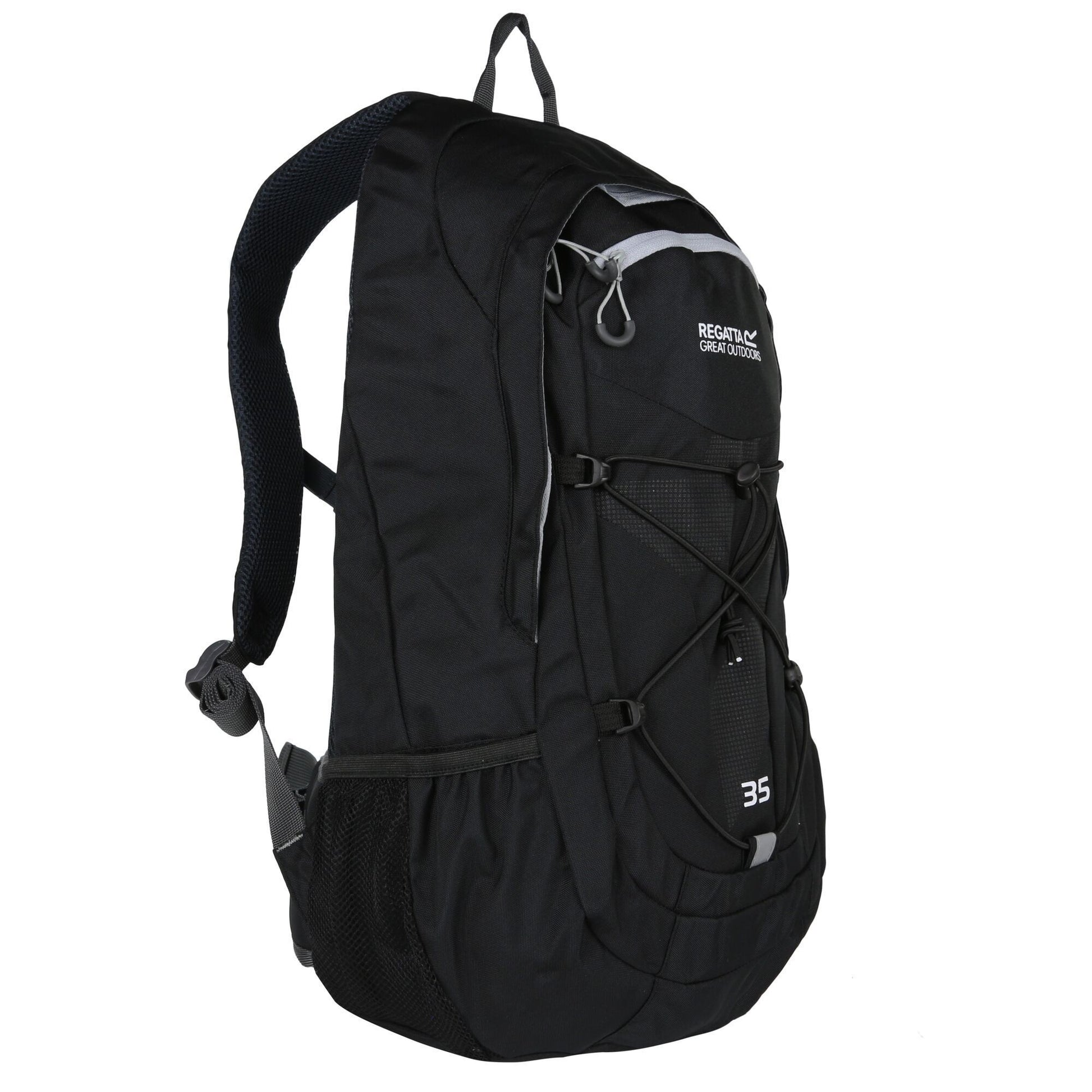 Black-Light Steel - Side - Regatta 35 Litre Atholl II Backpack