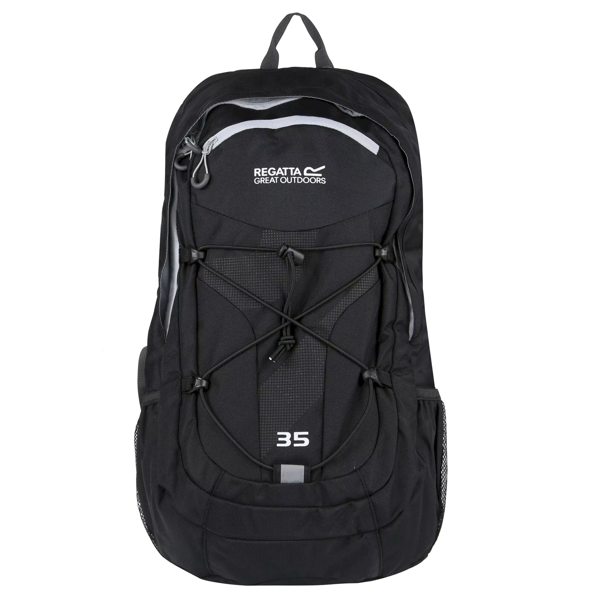 Black-Light Steel - Front - Regatta 35 Litre Atholl II Backpack