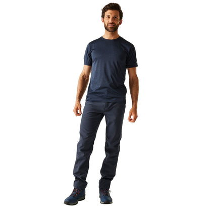 Navy - Lifestyle - Regatta Mens Fenton Softshell Trousers