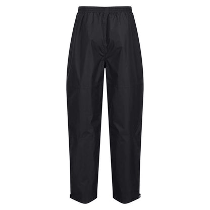 Black - Back - Regatta Professional Mens Waterproof Breathable Trousers