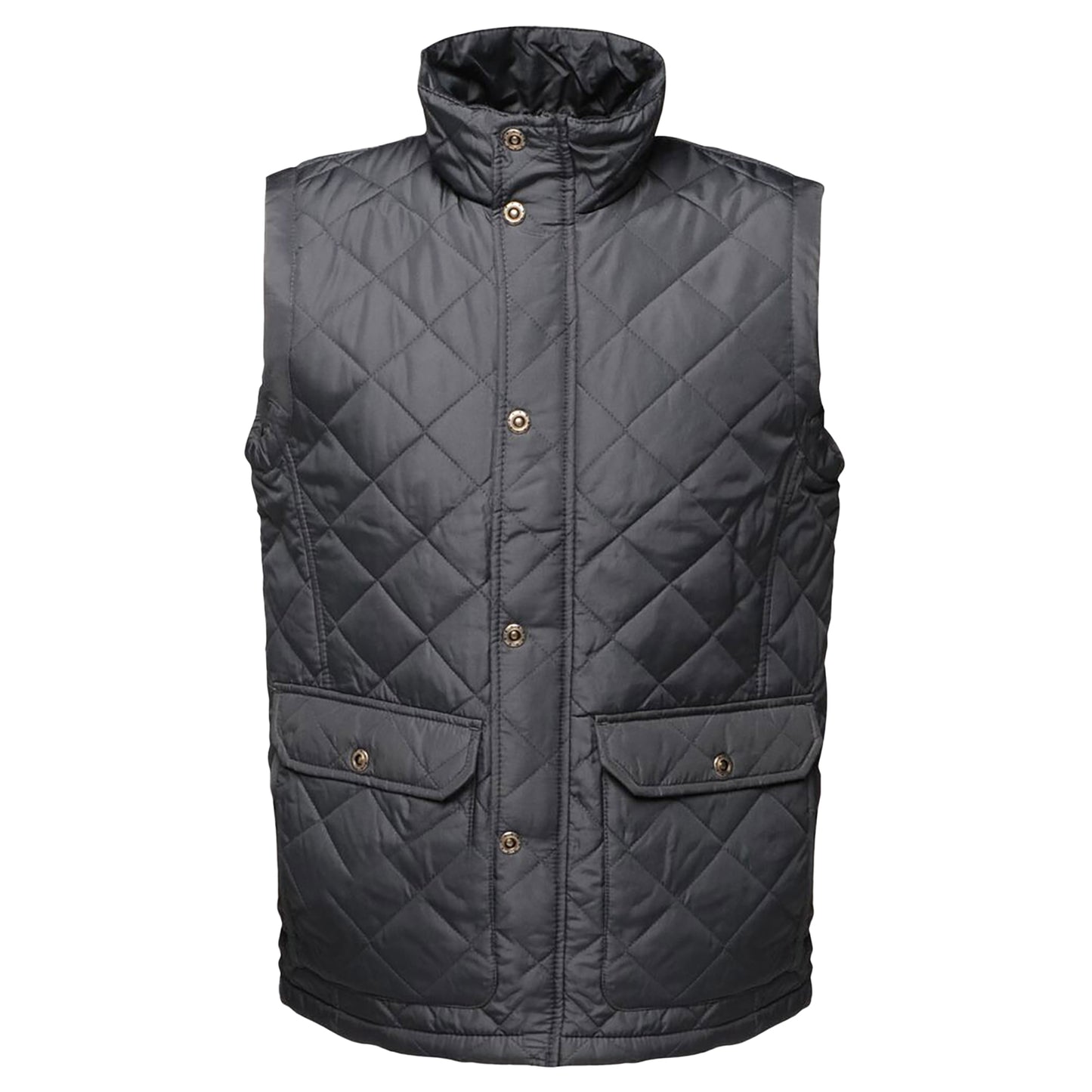Navy - Front - Regatta Professional Mens Quilted Body Warmer