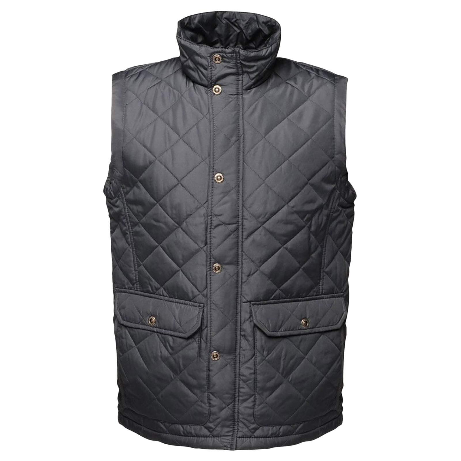 Navy - Front - Regatta Professional Mens Quilted Body Warmer