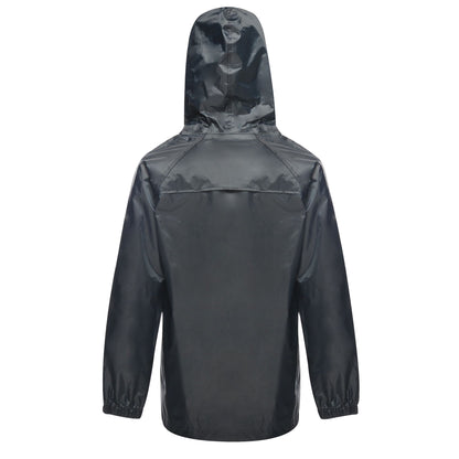 Navy - Back - Regatta Professional Childrens-Kids Waterproof Jacket
