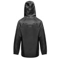 Black - Back - Regatta Professional Childrens-Kids Waterproof Jacket