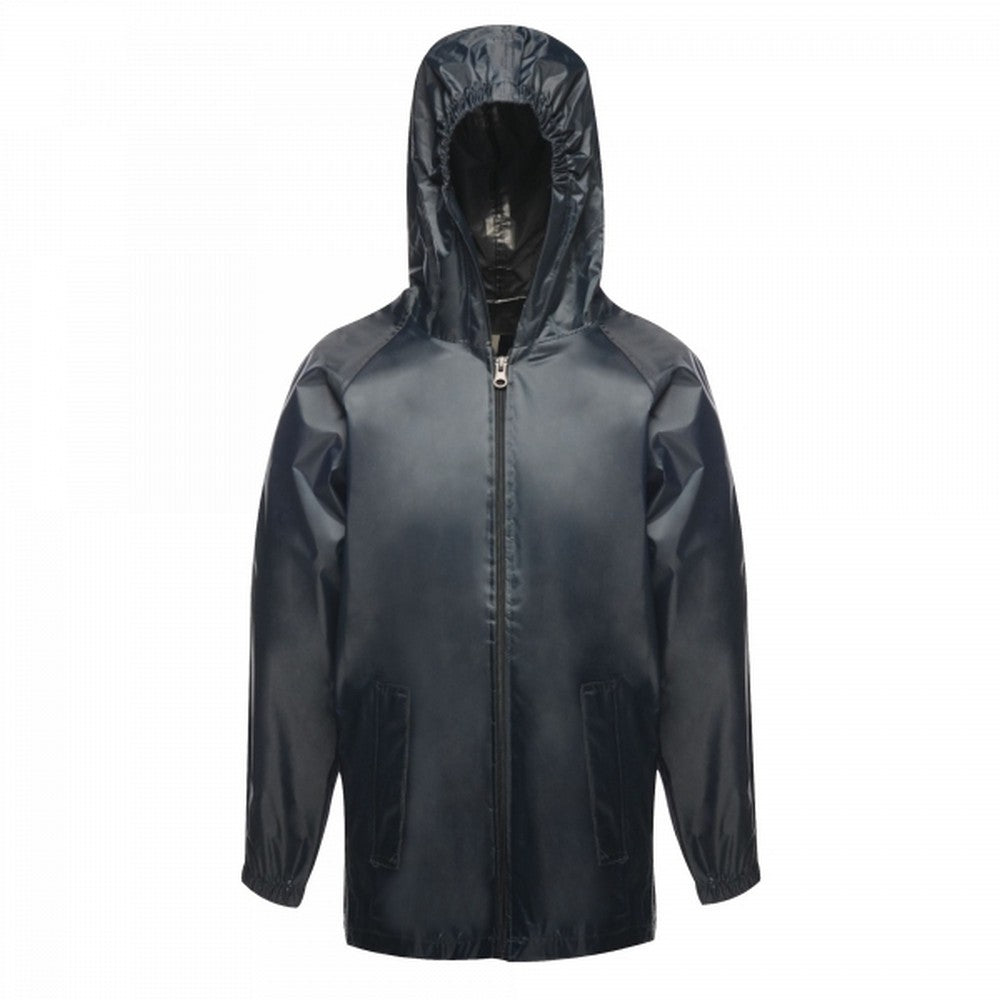 Navy - Front - Regatta Professional Childrens-Kids Waterproof Jacket