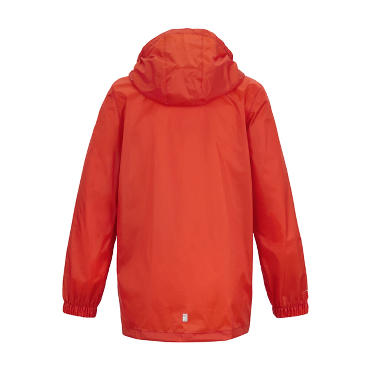 Rusty Orange - Back - Regatta Great Outdoors Childrens-Kids Pack It Jacket III Waterproof Packaway Black