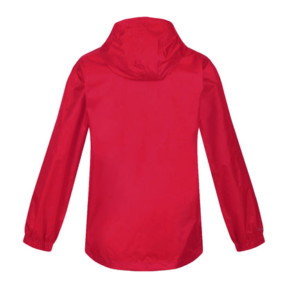 Cabaret - Back - Regatta Great Outdoors Childrens-Kids Pack It Jacket III Waterproof Packaway Black