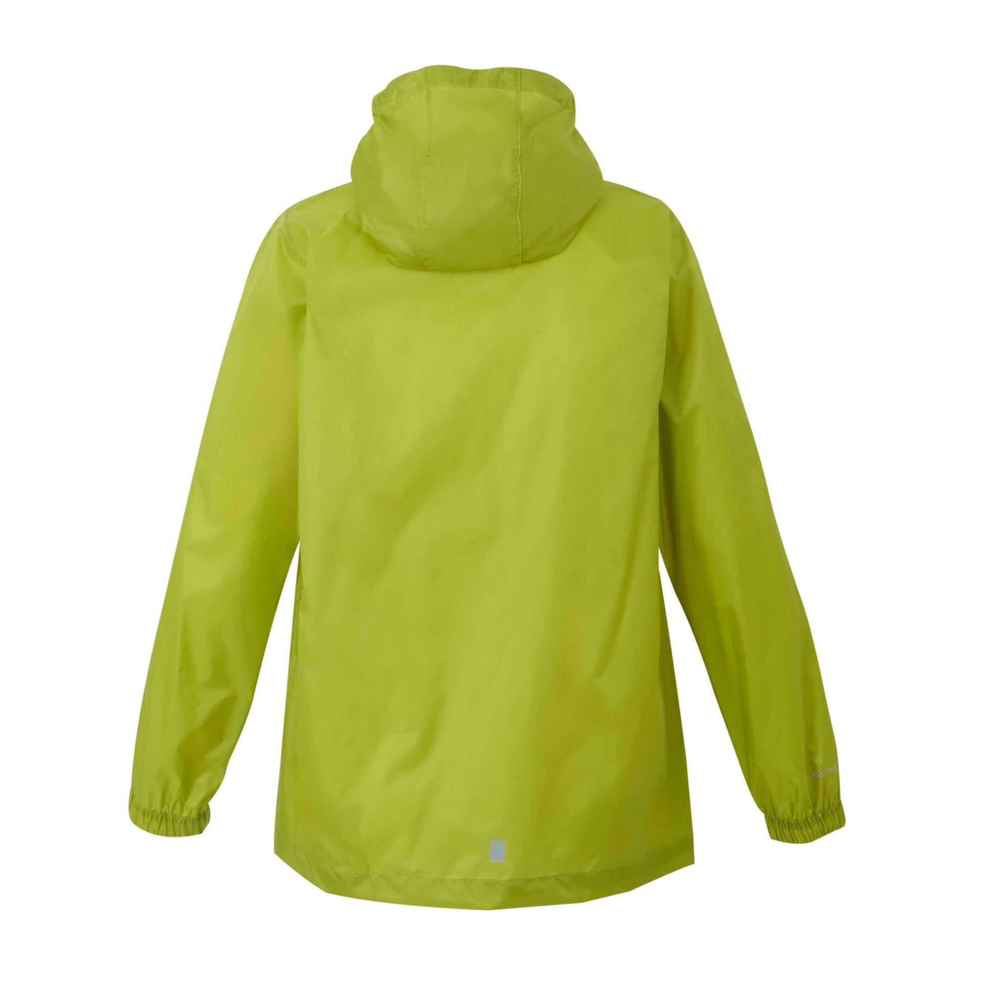 Grenoble Green - Back - Regatta Great Outdoors Childrens-Kids Pack It Jacket III Waterproof Packaway Black