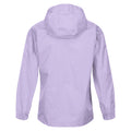 Pastel Lilac - Back - Regatta Great Outdoors Childrens-Kids Pack It Jacket III Waterproof Packaway Black