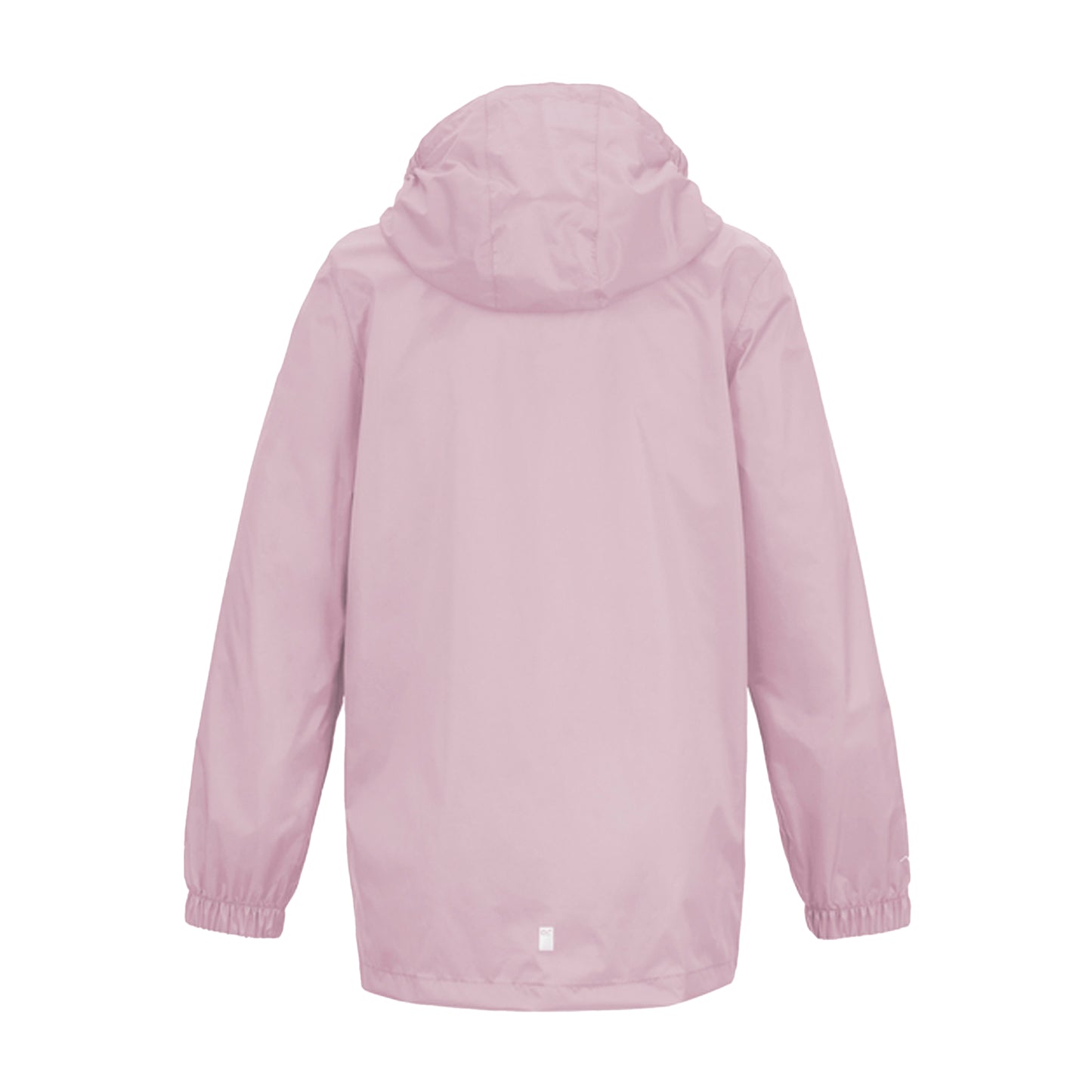Powder Lilac - Back - Regatta Great Outdoors Childrens-Kids Pack It Jacket III Waterproof Packaway Black