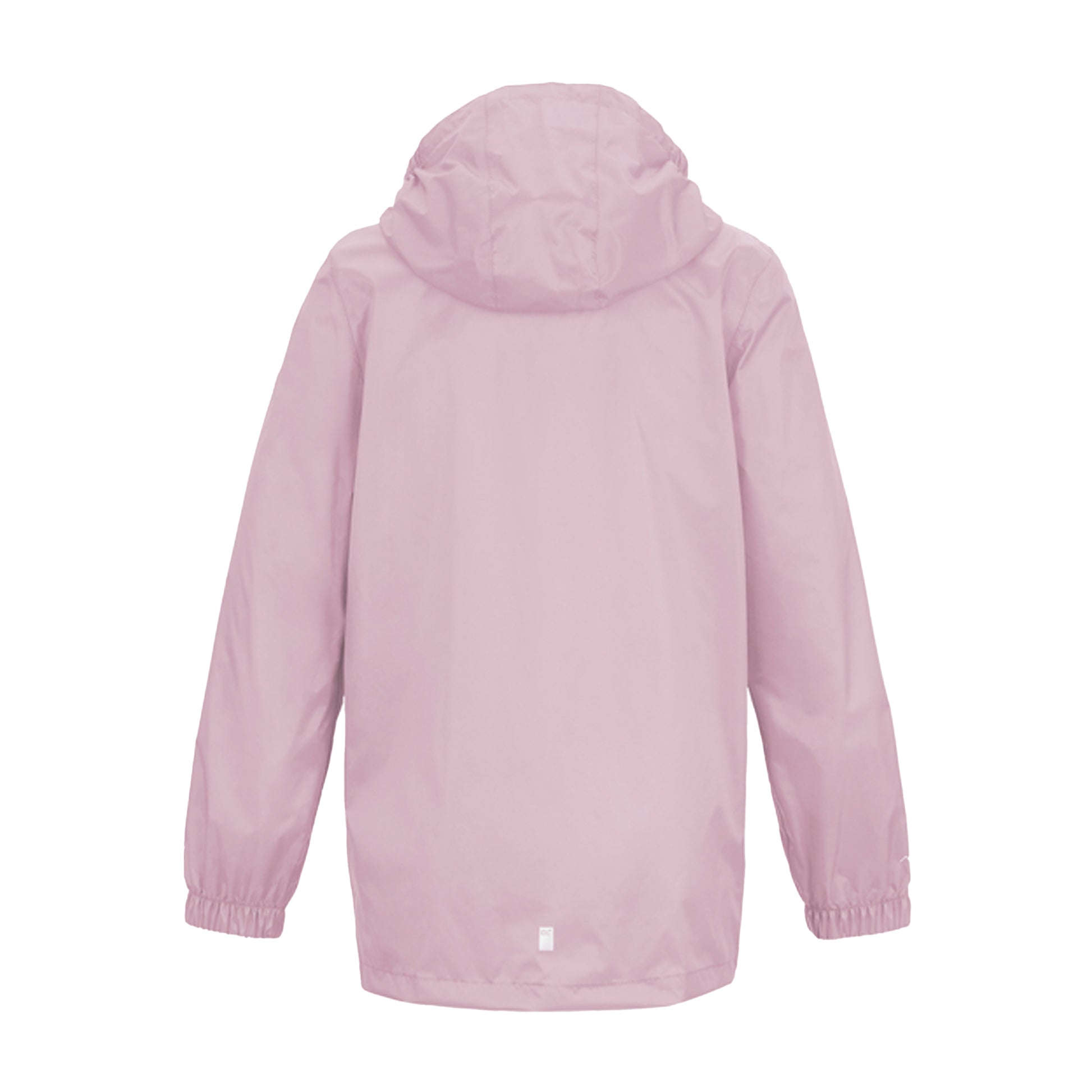 Powder Lilac - Back - Regatta Great Outdoors Childrens-Kids Pack It Jacket III Waterproof Packaway Black