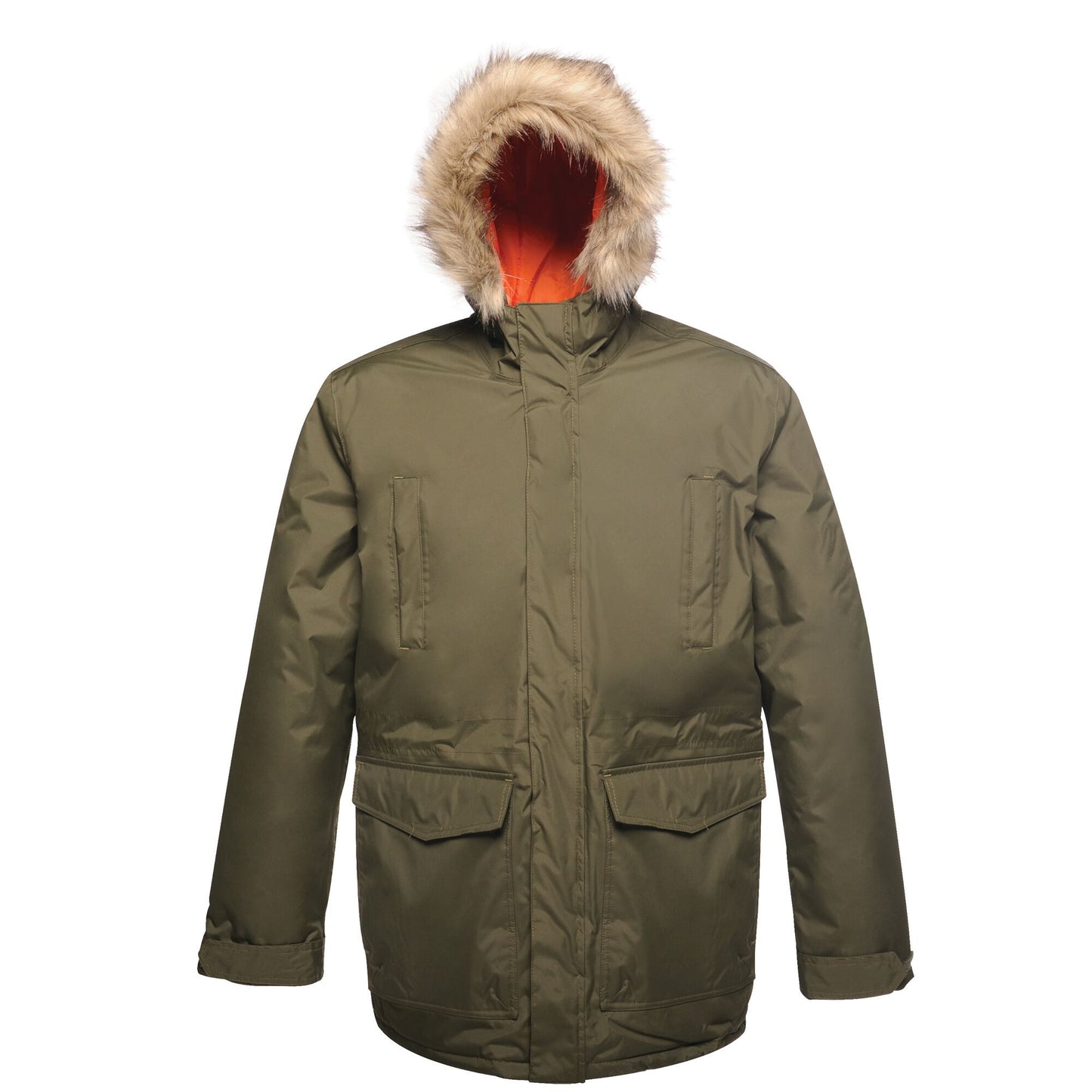 Dark Khaki - Front - Regatta Professional Mens Classic Parka Jacket