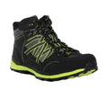 Black-Electric Lime - Front - Regatta Mens Samaris Mid II Hiking Boots
