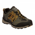 Dark Khaki-Gold - Front - Regatta Mens Samaris Low II Hiking Boots