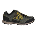 Dark Khaki-Gold - Back - Regatta Mens Samaris Low II Hiking Boots
