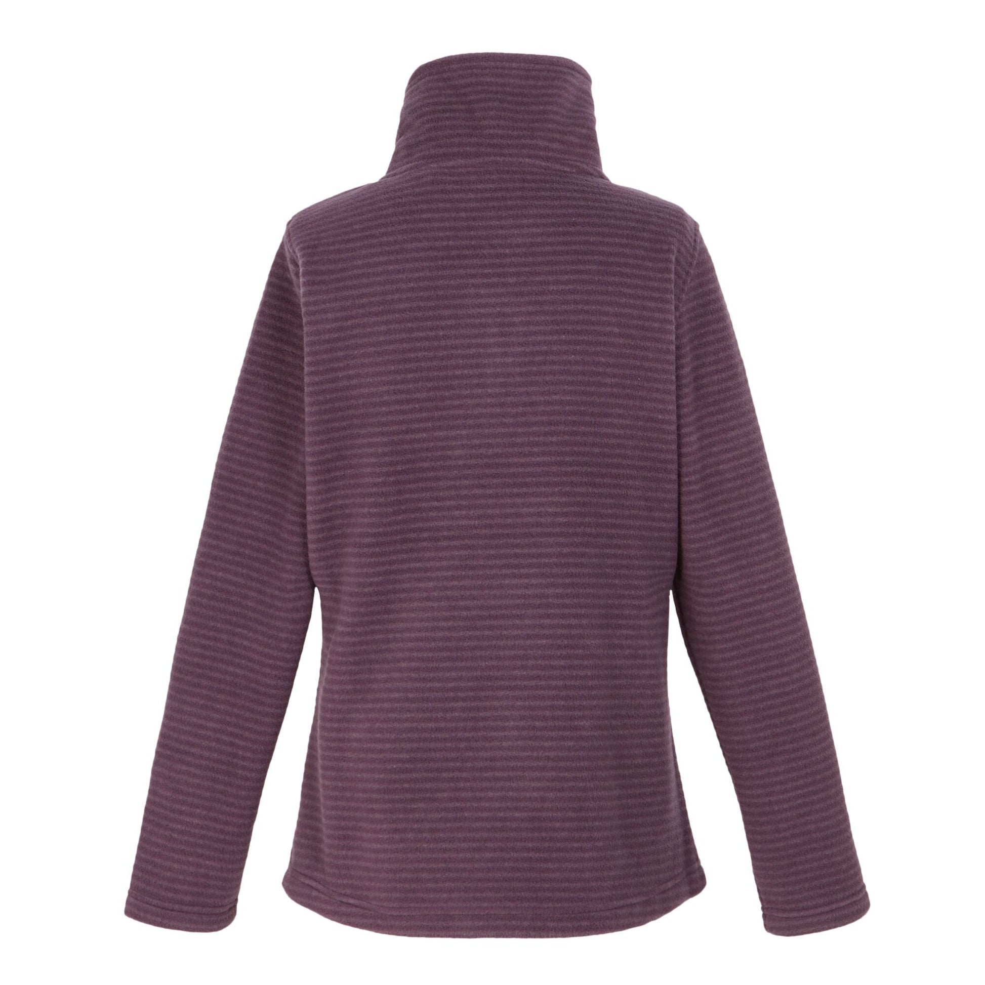 Deep Plum-Silver - Back - Regatta Womens-Ladies Solenne Fleece