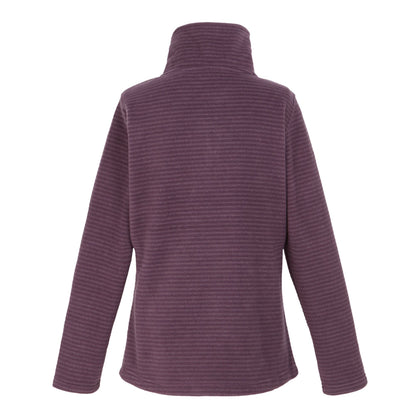 Deep Plum-Silver - Back - Regatta Womens-Ladies Solenne Fleece