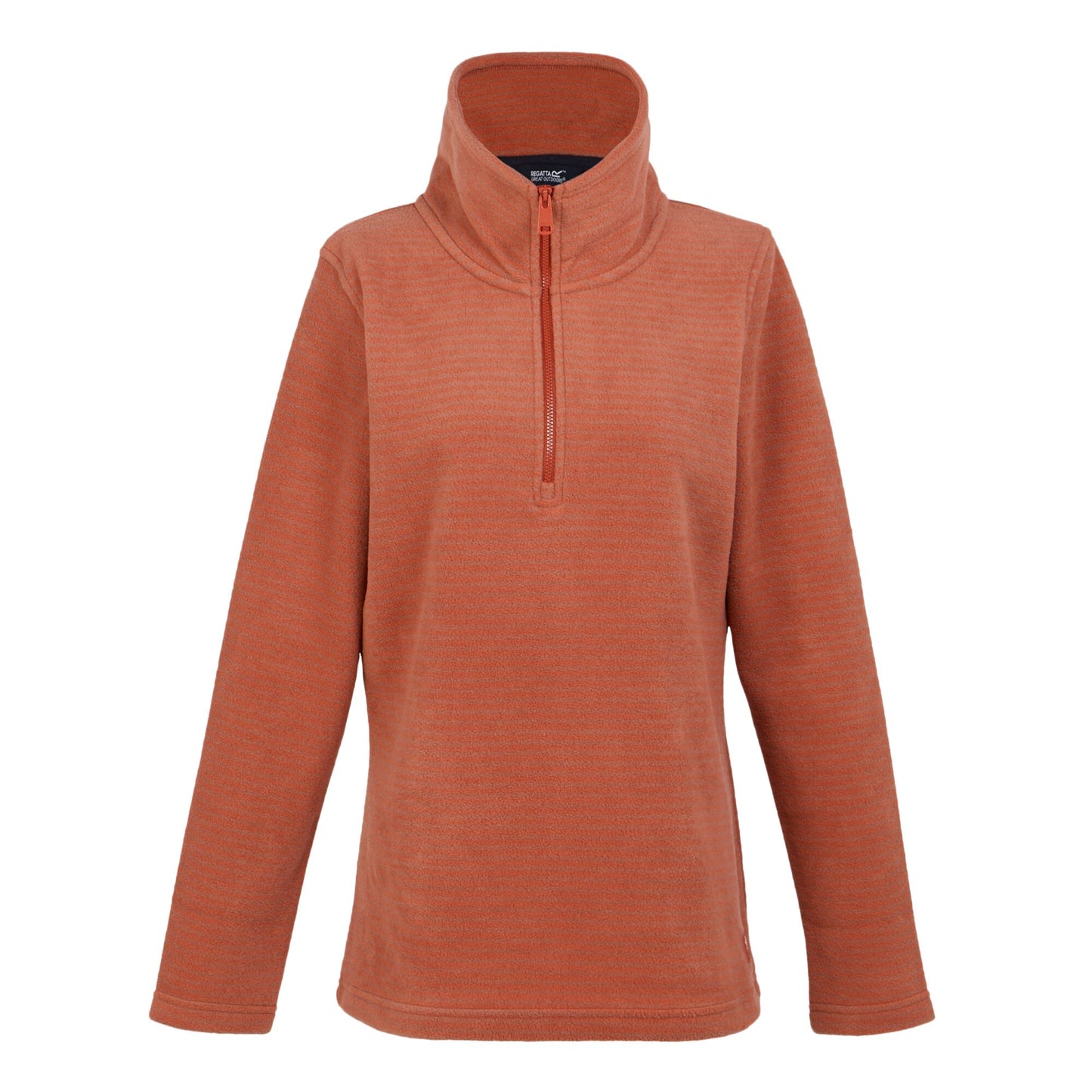 Red Ochre-Silver - Front - Regatta Womens-Ladies Solenne Fleece