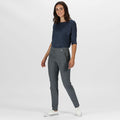 Seal Grey Marl - Back - Regatta Womens-Ladies Pentre Stretch Trousers