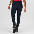 Navy - Side - Regatta Womens-Ladies Pentre Stretch Trousers