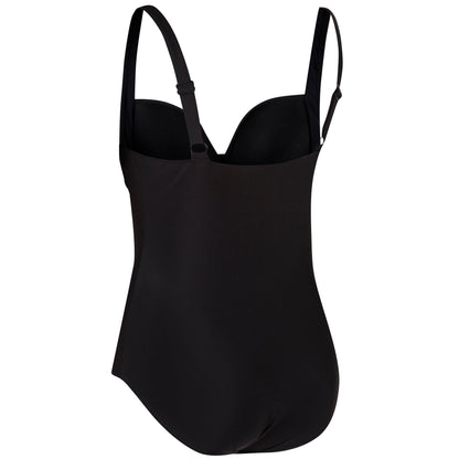 Black - Close up - Regatta Womens-Ladies Sakari Swimming Costume