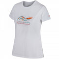 White - Front - Regatta Womens-Ladies Fingal III Quick Dry T-Shirt