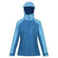 Vallarta Blue-Ethereal - Front - Regatta Womens-Ladies Birchdale Waterproof Shell Jacket