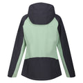 Quiet Green-Seal Grey - Back - Regatta Womens-Ladies Birchdale Waterproof Shell Jacket