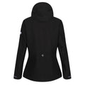 Black-White - Side - Regatta Womens-Ladies Birchdale Waterproof Shell Jacket